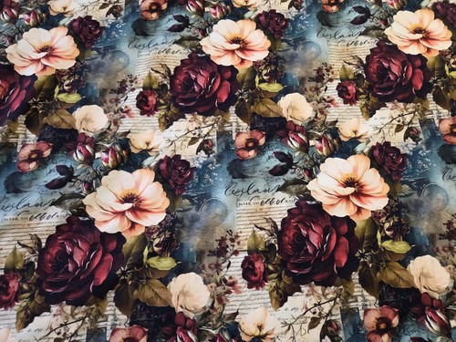 Jersey digitaldruck rosen - jersey,