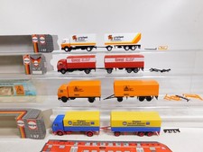 4x Herpa H0 1:87 Hängerzug MB
