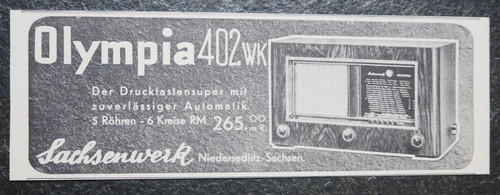 Olympia 402 radio alte - ,,