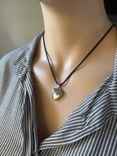 Halsketten Anhänger Herz Magnetschmuck Hearts Edelstahl Magnetherz m. Schmuckban