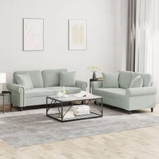 Sofagarnitur mit Kissen Sofa