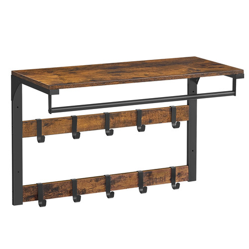 Wandgarderobe mit ablage - mit,