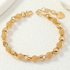 24k vergoldetes Kupferarmband