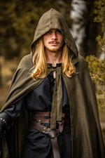 Mittelalter Leinen Umhang