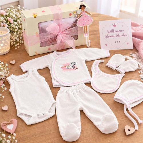 Baby geschenkset geburt 6tlg - geschenkset,