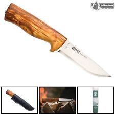 Helle Eggen 12C27 Jagdmesser Outdoormesser Fahrtenmesser Gürtelmesser Birkenholz