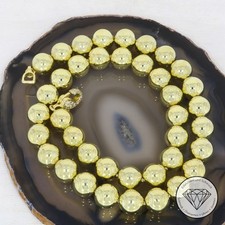 Wert 13.700,- Eindrucksvolle Diamant Kugel Kette 585 / 14 Karat Gelb Gold xxyy