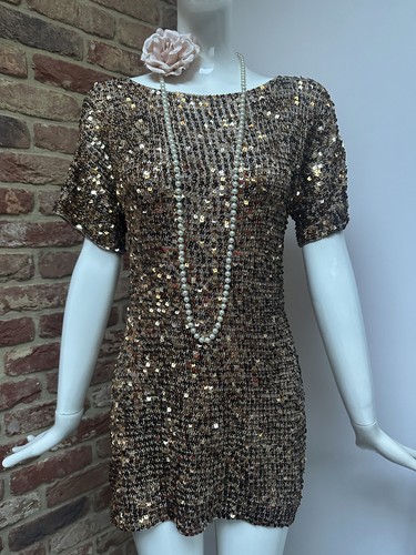 Wallis vintage gold pailletten - vintage,