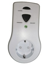 Powerfix Funksteckdose Dimmer RCB-I 3600-D-DE Weiß Steckdose