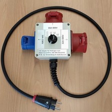 1x Messadapter CEE Adapter Prüfadapter BGV A3 VDE 0701/0702 DGUV V3 neuwertig 