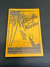 Buch Alfred Gäbelmann Mit dem Motorrad durch die Wüste Berlin Kairo D-Rad 4114-3