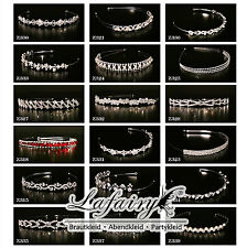 viele Luxus Diadem Strass Tiara Brautschmuck Haarschmuck für Hochzeit zur Auswah