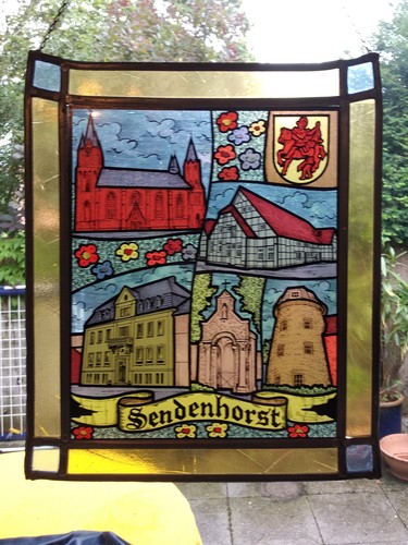 Vintage fenster bild - fenster-bild, buntglas