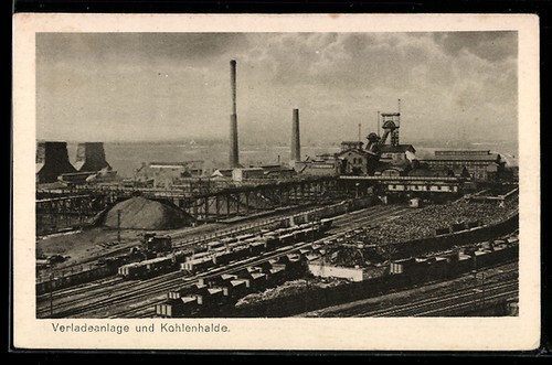 Oberschlesien die grube - oberschlesien,,