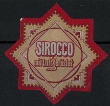Reklamemarke Sirocco Kaffee