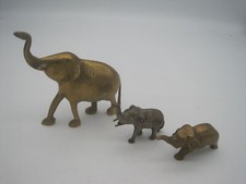 MESSING ELEFANTEN KONVOLUT   SAMMLUNG - 3 STÜCK