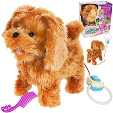 MalPlay Elektronisches Plüschtier | Golden Retriever Hund Interaktives Spielzeug