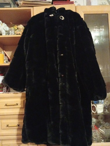 Damen faux pelz mantel - faux, xl