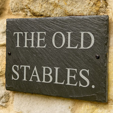 Personalisierte rustikale