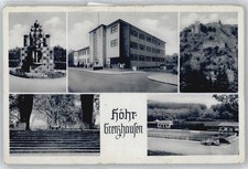 50545553 - 5410 Hoehr-Grenzhausen Schwimmbad, Treppe, Statue, Rathaus