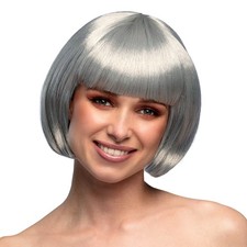 Perücke Cabaret silbergrau