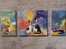 rosina wachtmeister Triptychon Keramikbild, Limitiert 