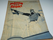 Motor und Sport -Heft 7- 1940 Motor und Körperbehinderte Teil 1/Triumph B 125