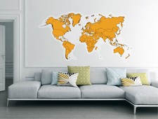 Weltkarte Wandaufkleber