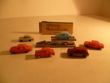 Espewe/Haufe - Hebebühne + Pkw Wartburg/Trabant/Skoda  - DDR - 1:87 -