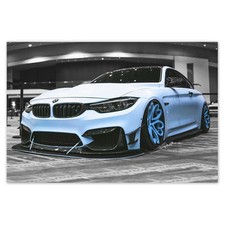 Banner Fahne Blauer BMW Nr