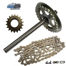 Tretkurbel + Freilauf Ritzel +