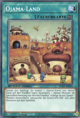 Yugioh ojama land - yugioh, sgx1-dei19