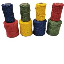 Juteschnur 50–120 m bunt 4