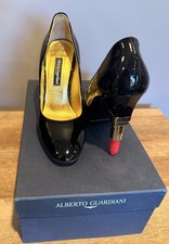 Alberto Guardiani Black Patent