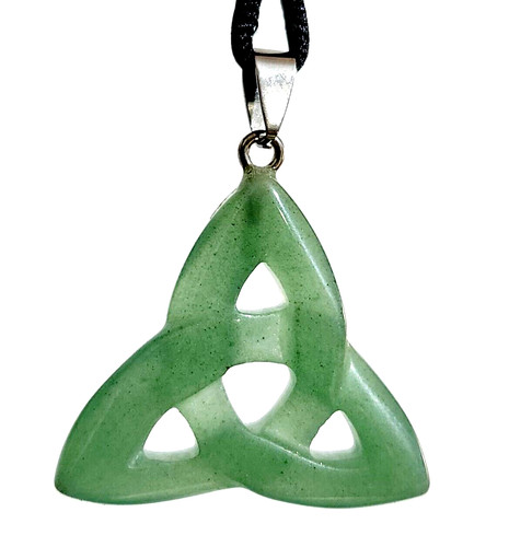 Triquetra jade halskette - triquetra,