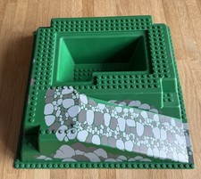 LEGO® 2552px6 3D Bauplatte 32x32x6 Rampe grün grau zu Burg Set 6086 6081 6276