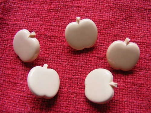 Knopf apricot 5 stück - 2, cm