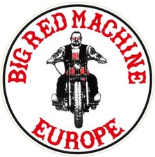 269 Support 81 Aufkleber „BIG RED MACHINE EUROPE - BIKER“