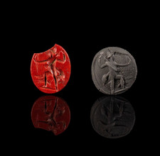 Römische Gemme mit Bogenschützen, Intaglio