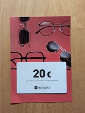 Mister Spex Gutschein 20 Euro