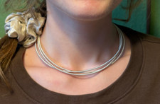 Silber Hals Collier / Choker