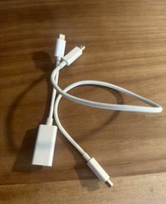 Thunderbolt 3 (USB-C) zu Thunderbolt 2 Adapter mit zusätzlichem Kabel