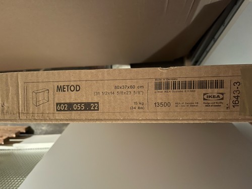 Ikea metod korpus 80x37x60 - ikea,