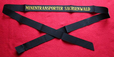 Mützenband,MINENTRANSPORTER SACHSENWALD,Captally,Uniform,Militär,Flotte,Matrose