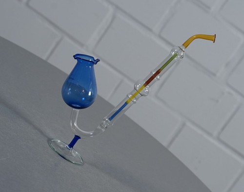 Lauscha glas schnapspfeife - glas,