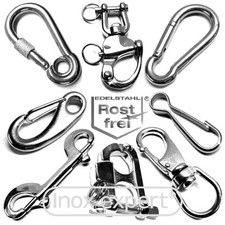 Edelstahl karabiner - a4,
