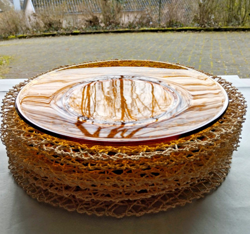Glasteller großer - x,