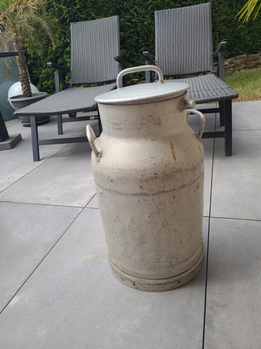 Alu milchkanne groß liter - 40,