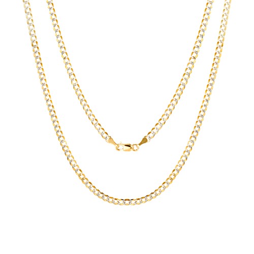 10k gelbgold massiv 3mm pavé - gelbgold,