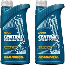 2 LITER MANNOL SERVOLENKUNGSÖL ZENTRALHYDRAULIKÖL GRÜN für VW AUDI SEAT SKODA